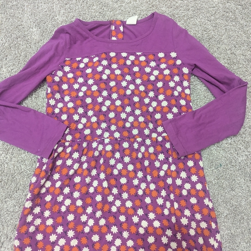 Tucker + Tate Purple and Orange Floral Kids Dress